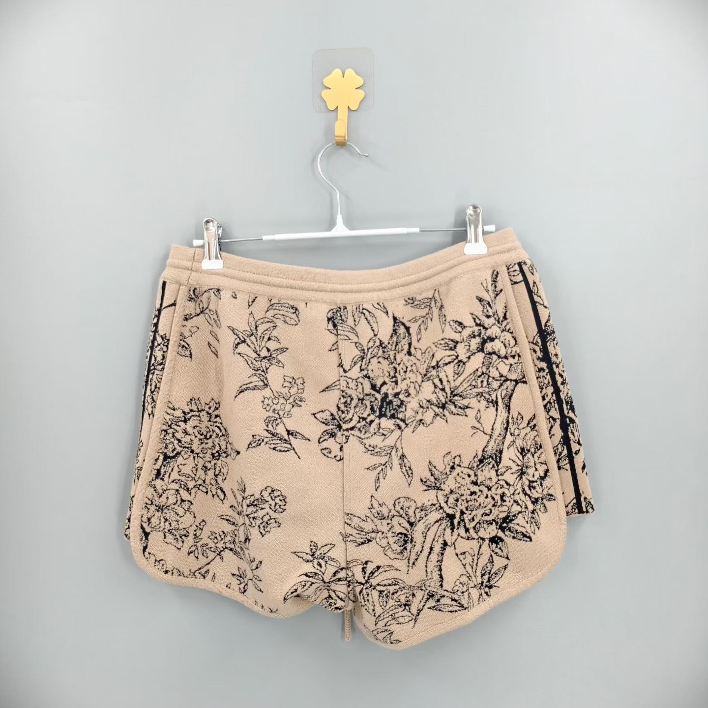 Dior Jungle Print Cashmere Shorts — front