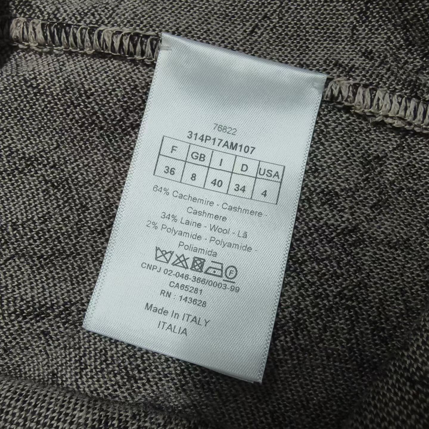 Dior Jungle Print Cashmere Shorts — label
