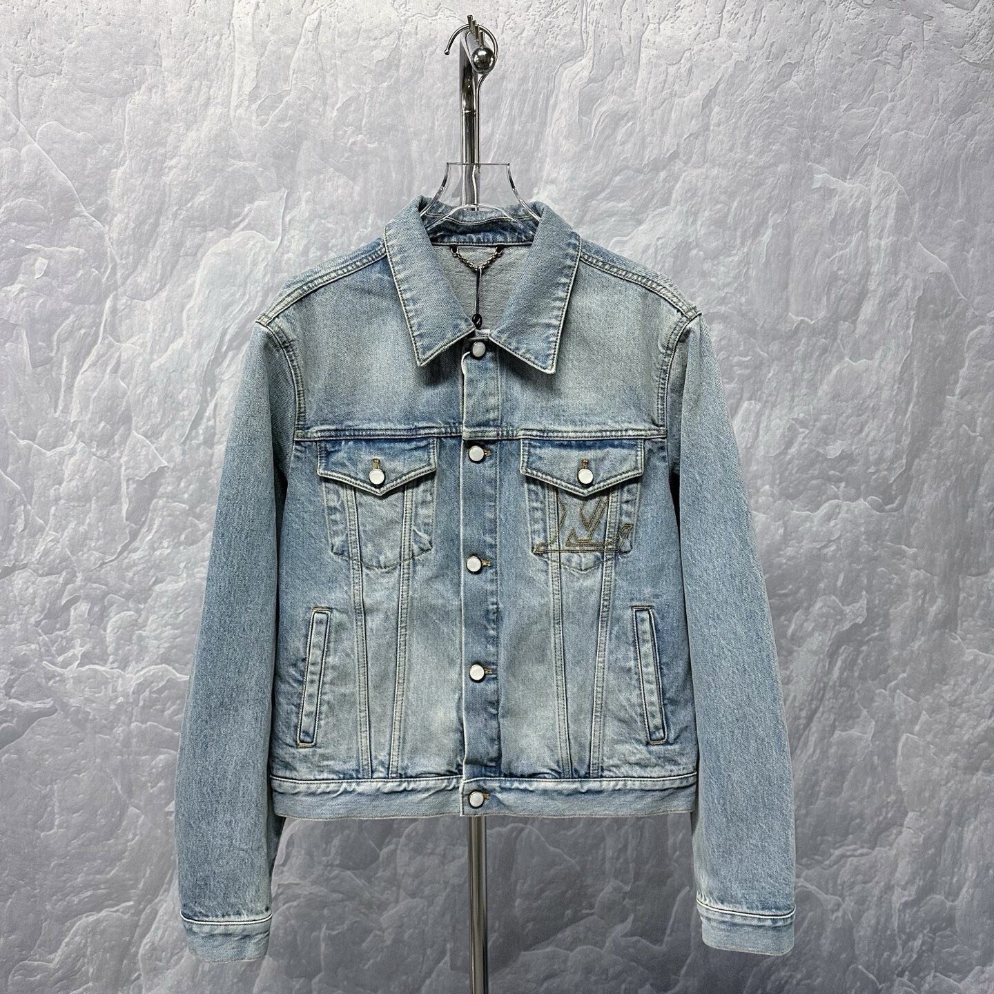Louis Vuitton SS25 Embroidered Denim Jacket