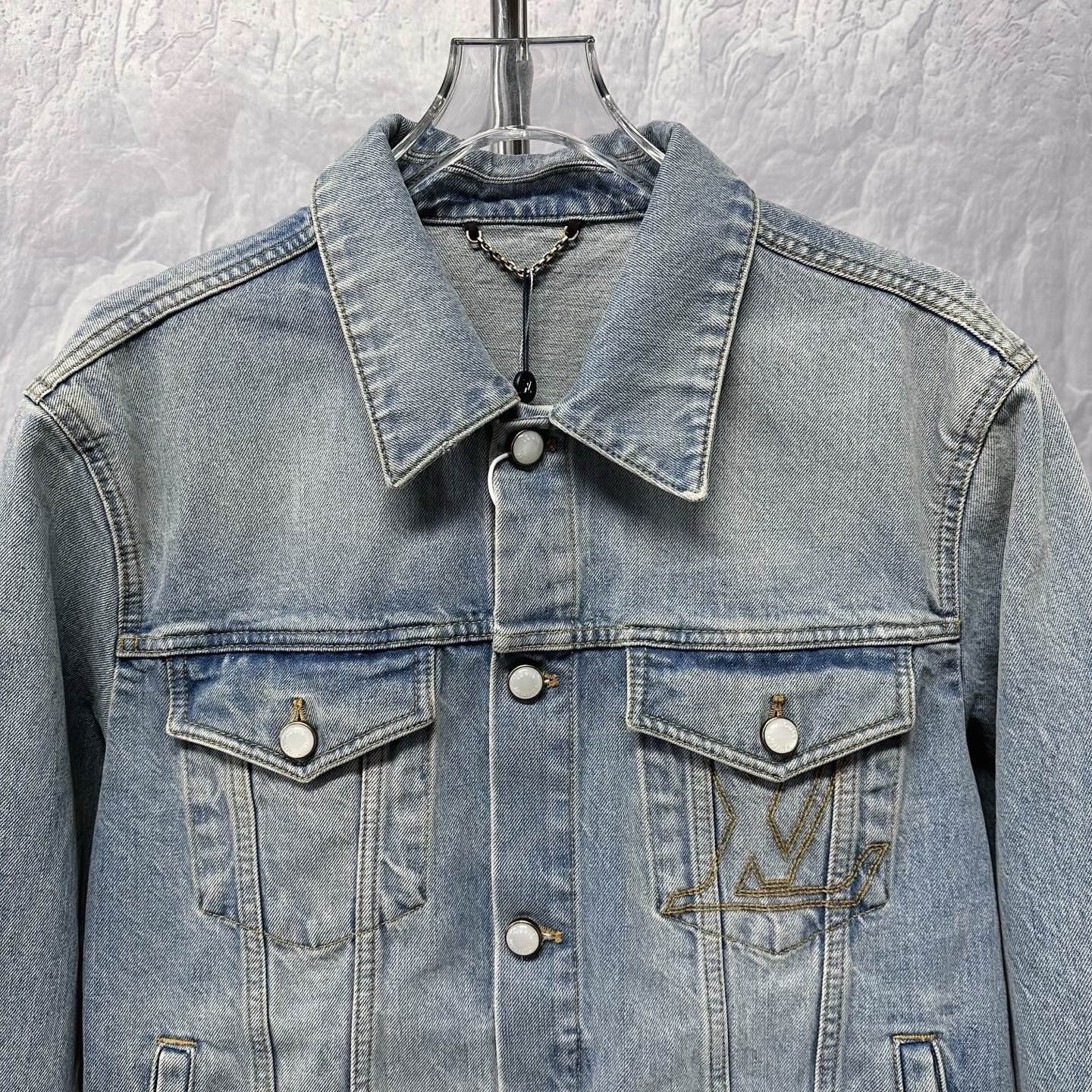 Louis Vuitton SS25 Embroidered Denim Jacket — front