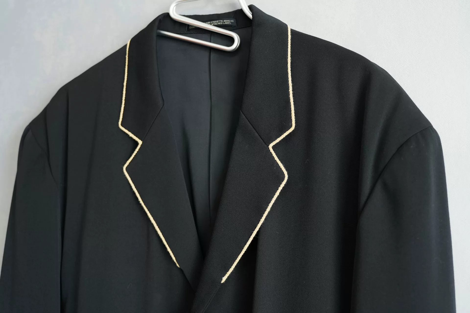 Yohji Yamamoto 87AW Horn Button Jacket — back