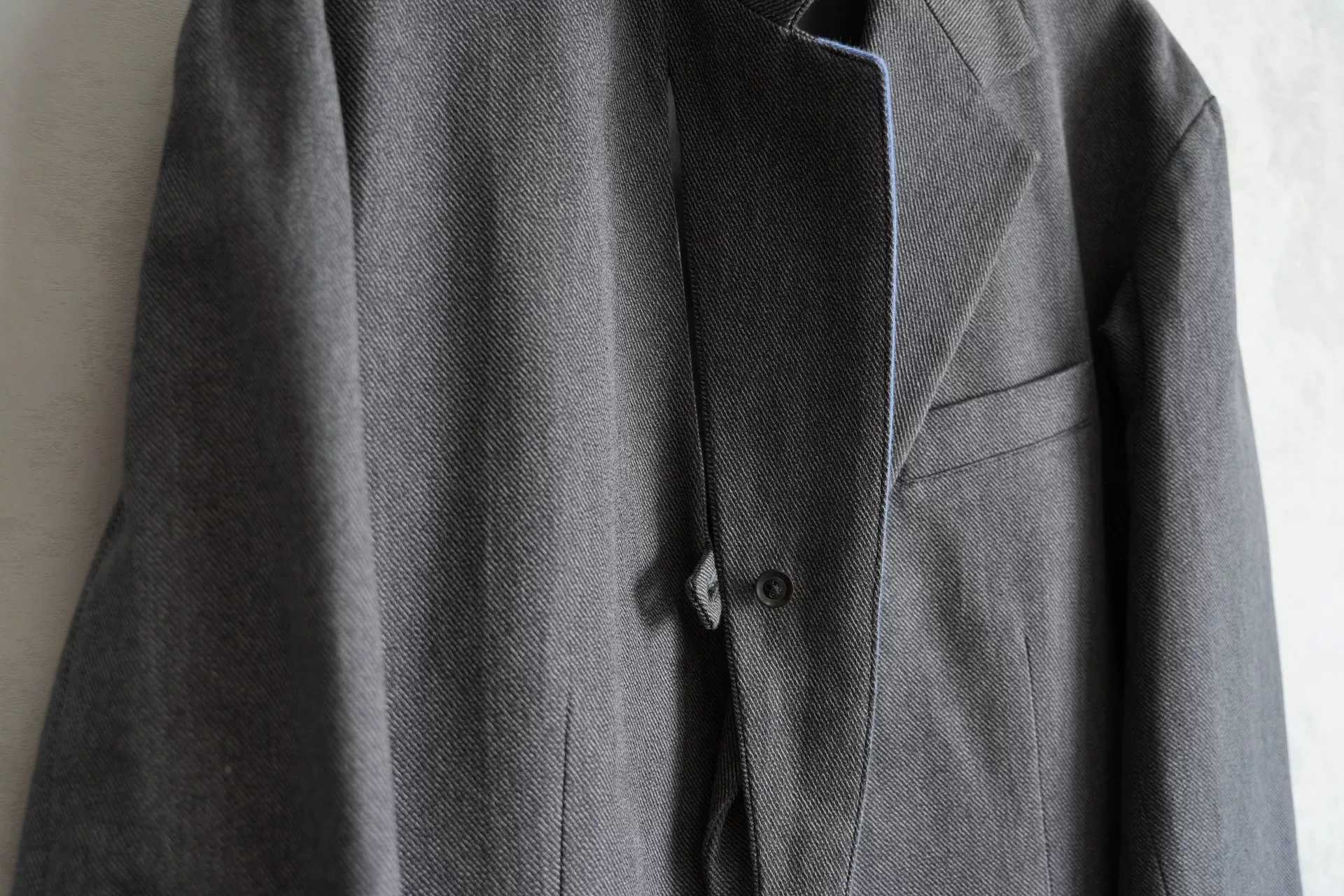 Yohji Yamamoto 17AW Asymmetric Collar Jacket — back