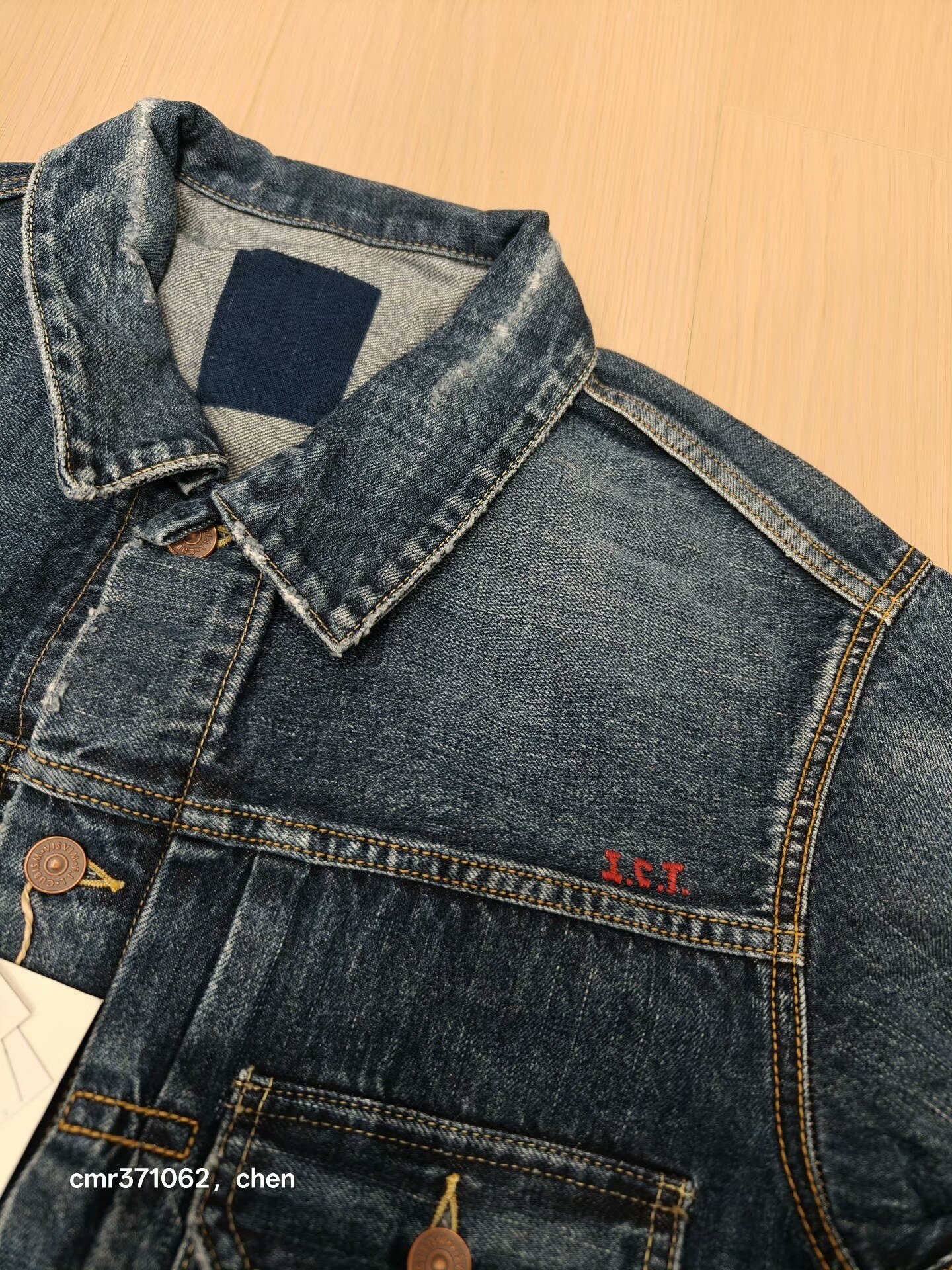 visvim 24 ICT 101 Denim Jacket — back
