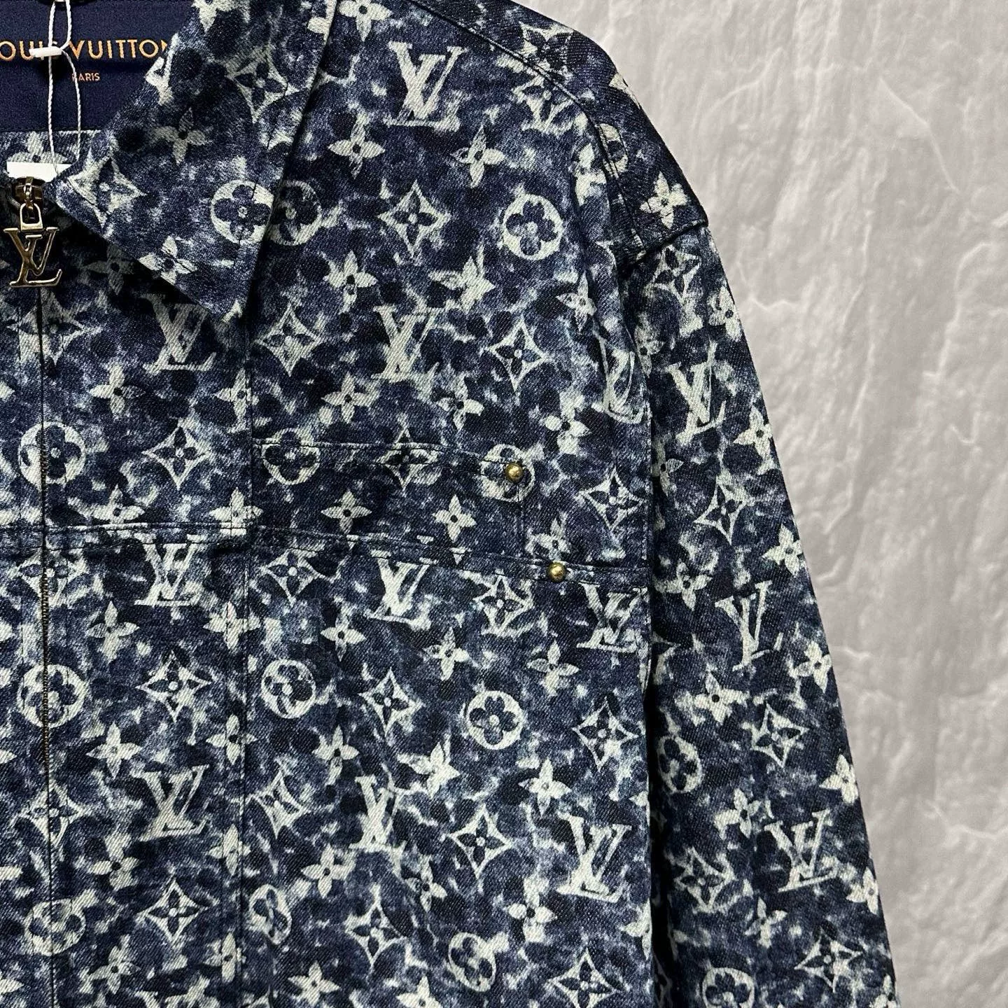 Louis Vuitton Monogram Denim Jacket — detail