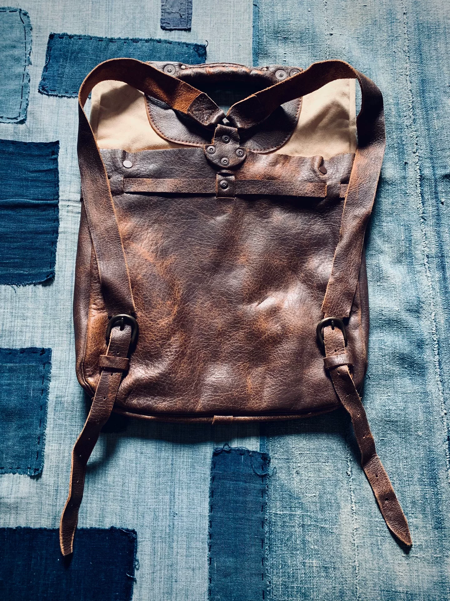 Kapital Calf Leather 2-Way Limited Bag — front