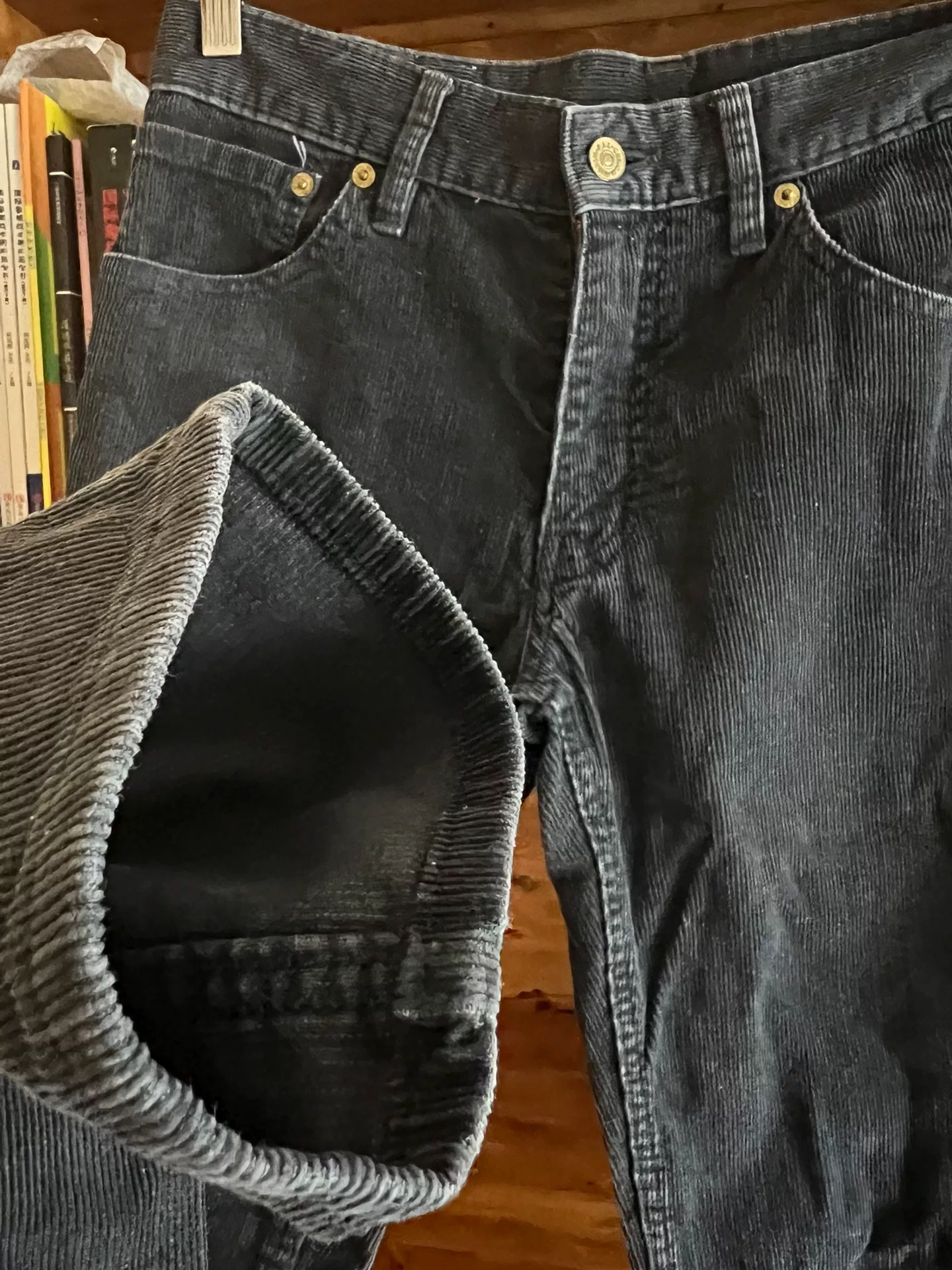 VISVIM FLUXUS 04 Corduroy Pants — back
