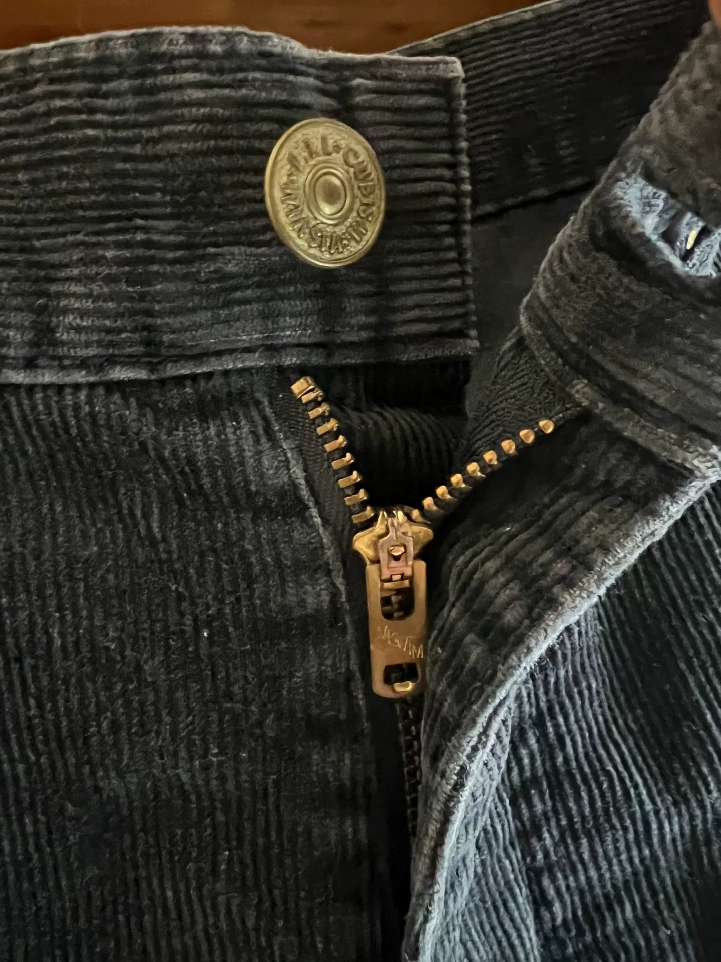 VISVIM FLUXUS 04 Corduroy Pants — label