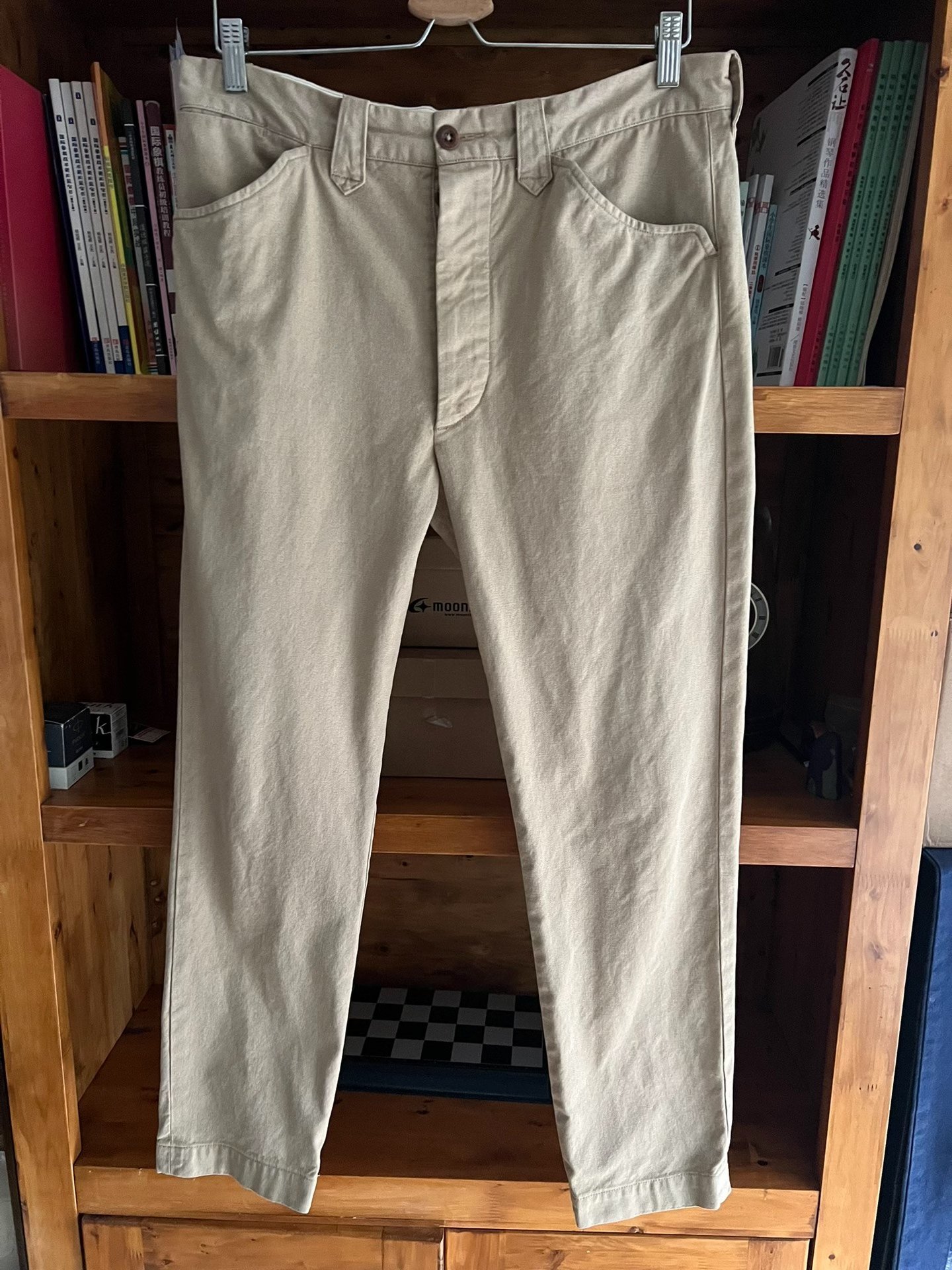 RRL Vintage Beige Officer Pants