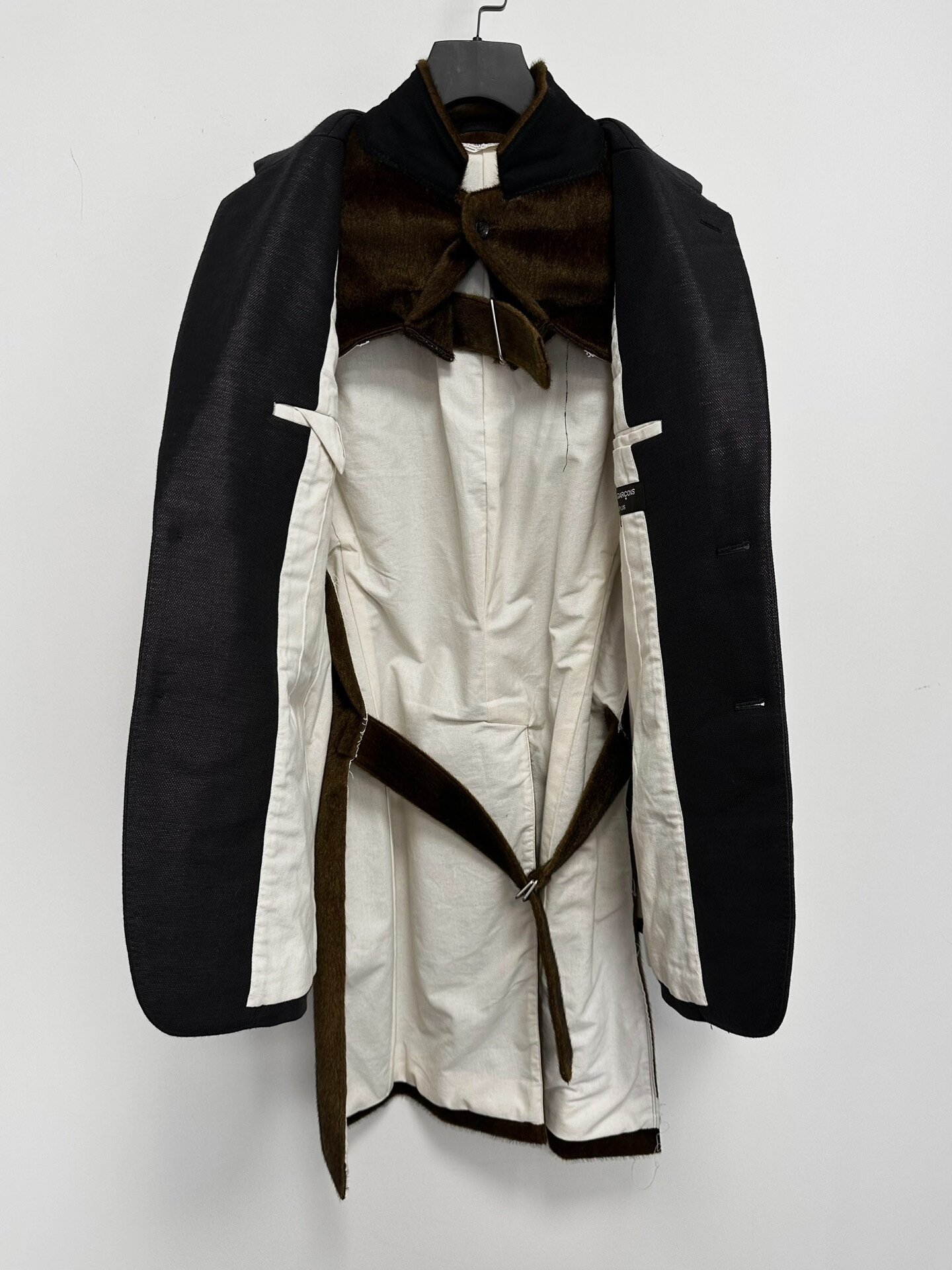 Comme des Garçons 17FW Boyhood Runway Coat — detail