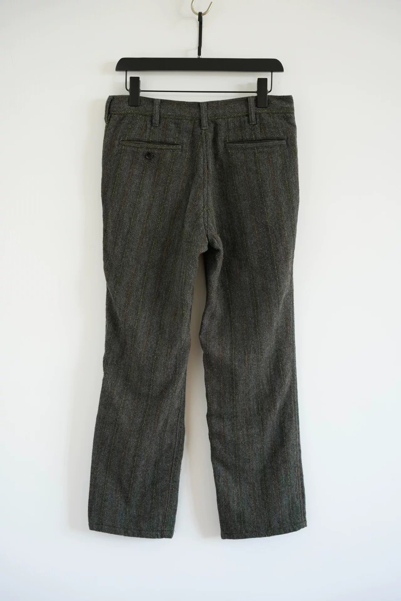 Comme des Garçons 06AW Striped Tweed Trousers — front