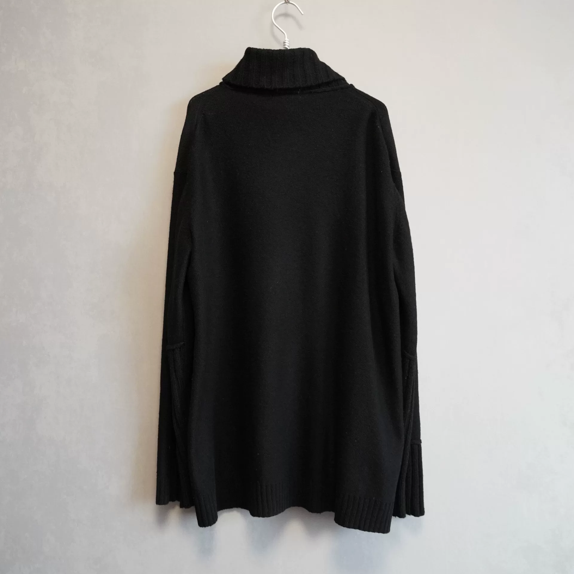 Yohji Yamamoto 19AW Runway Spliced Sweater — detail