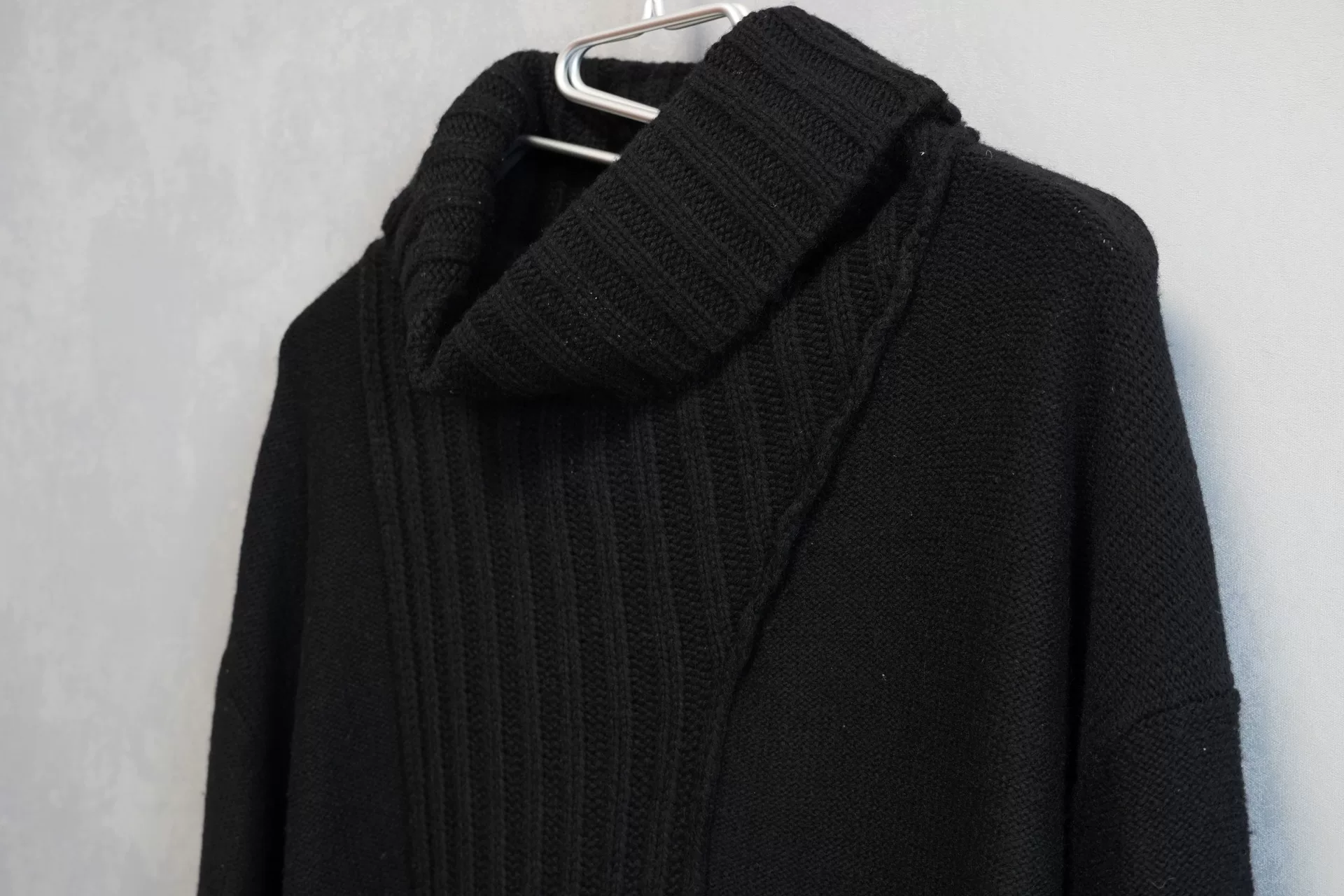 Yohji Yamamoto 19AW Runway Spliced Sweater — back