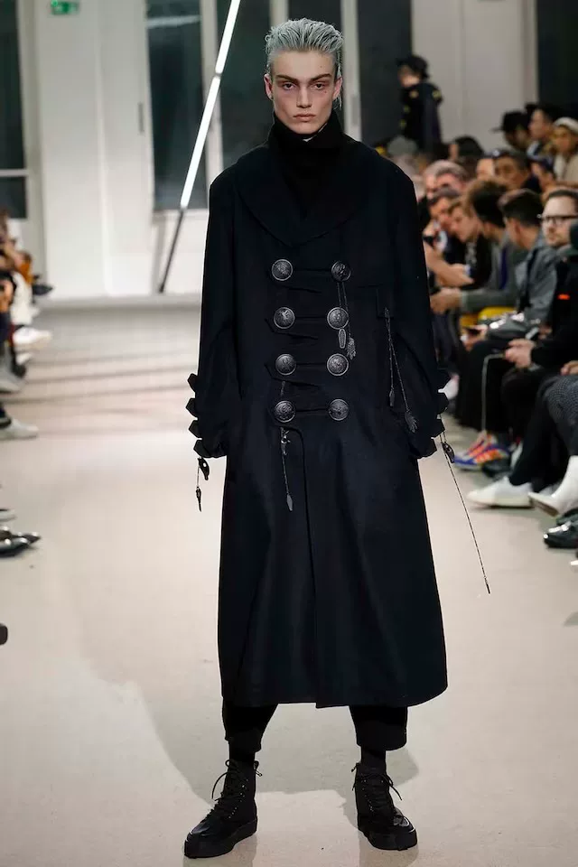 Yohji Yamamoto 19AW Runway Spliced Sweater — front