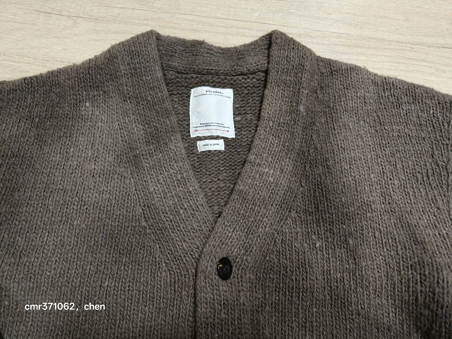 VISVIM 19AW SELMER LONG CARDIG — front