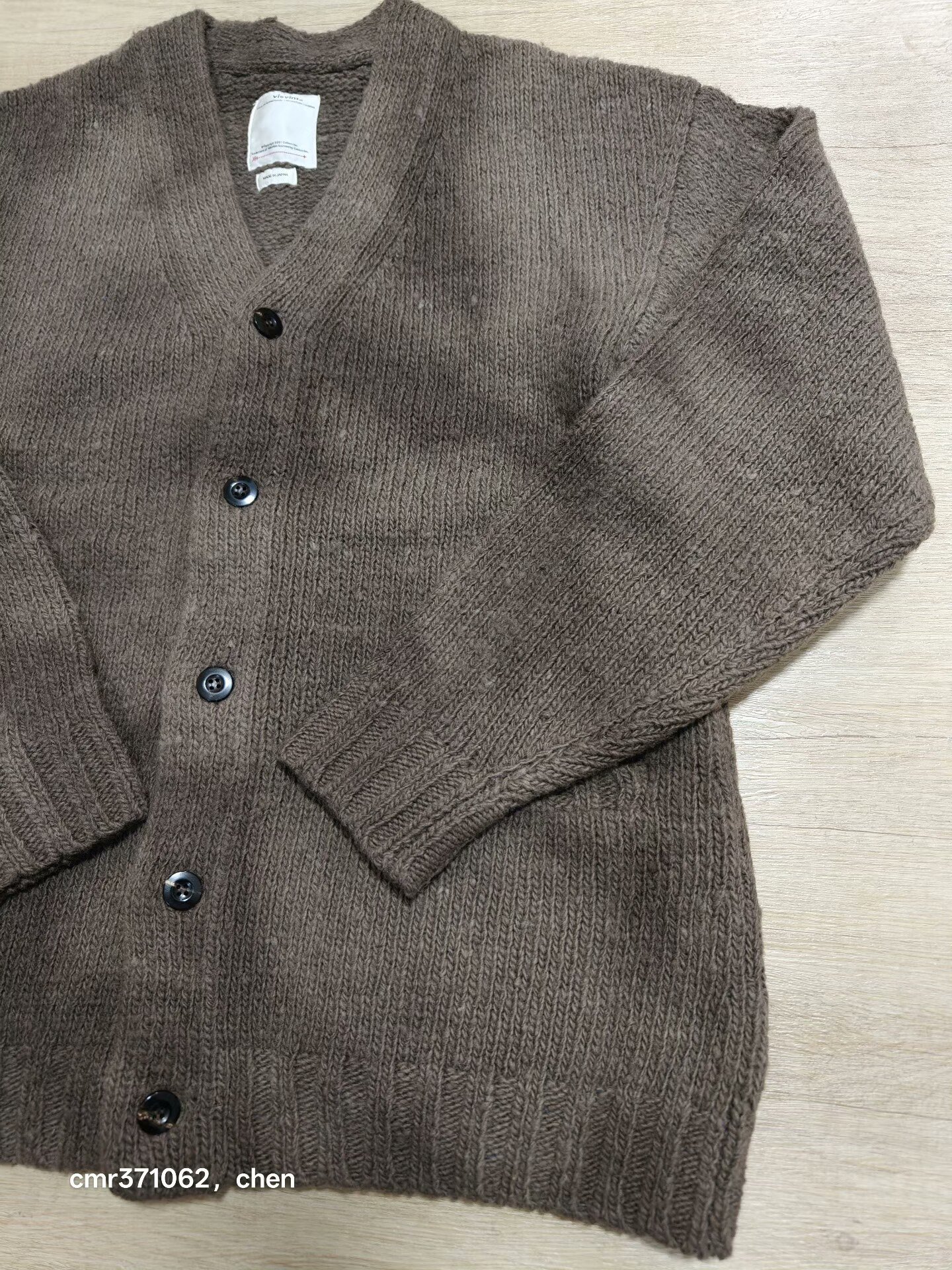 VISVIM 19AW SELMER LONG CARDIG — back