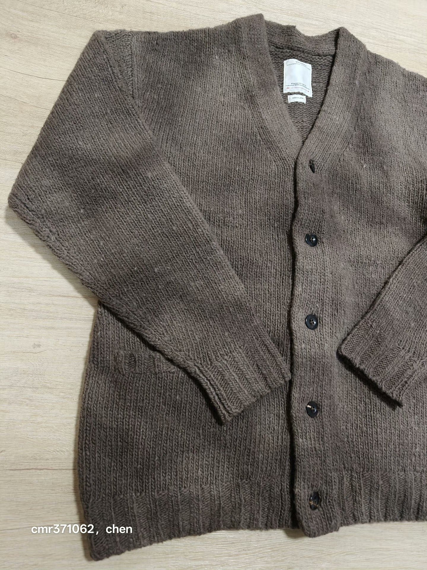 VISVIM 19AW SELMER LONG CARDIG — detail