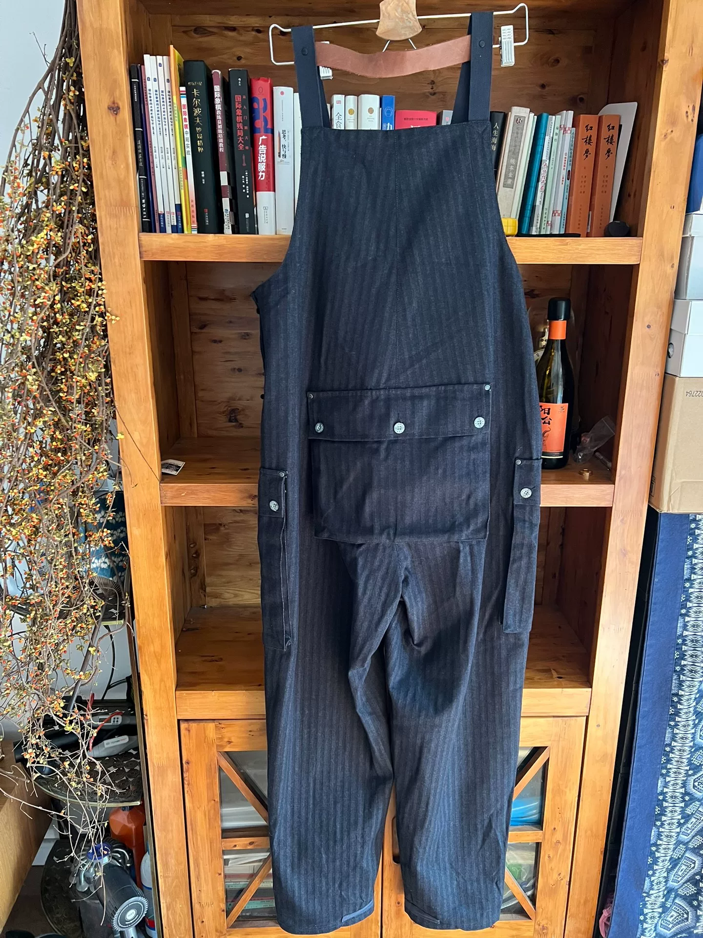 Nigel Cabourn Herringbone Overalls — detail
