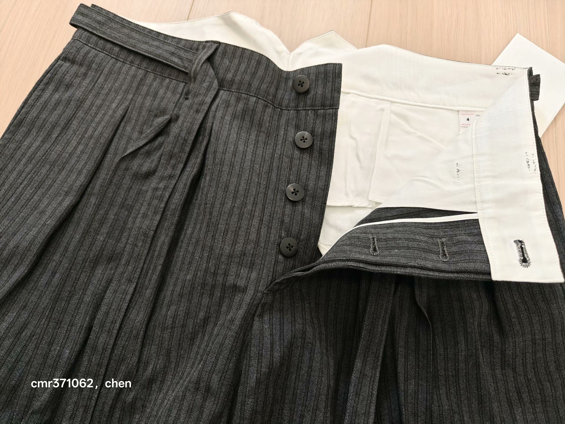 VISVIM 22SS HAKAMA PANTS SANTOME — back