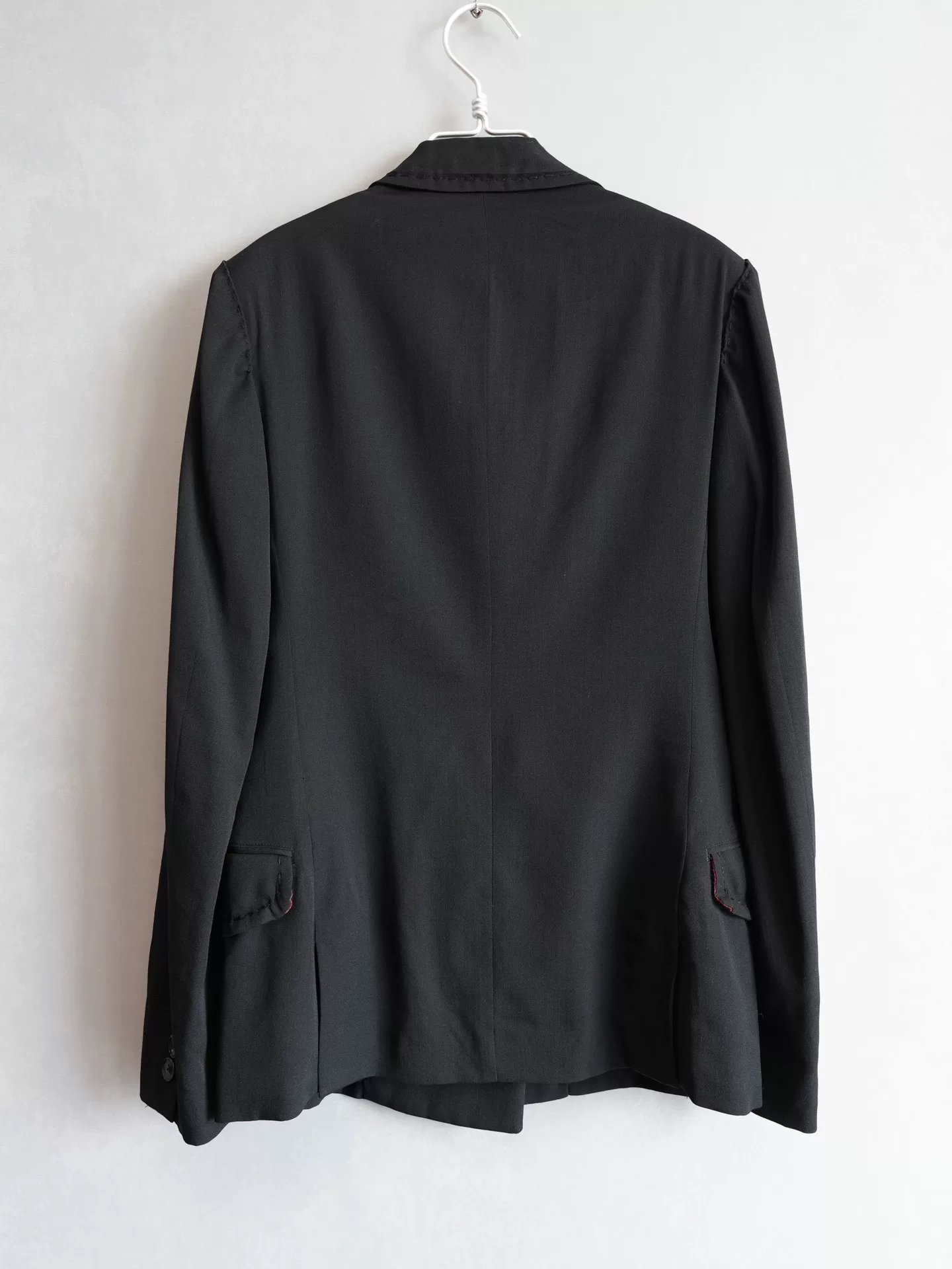 Yohji Yamamoto 08AW Scottish Plaid Jacket — detail