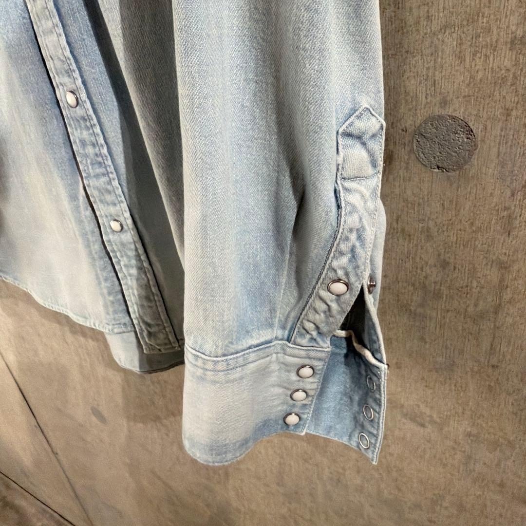 visvim 16SS SOCIAL SCULPTURE SHIRT DMGD — back
