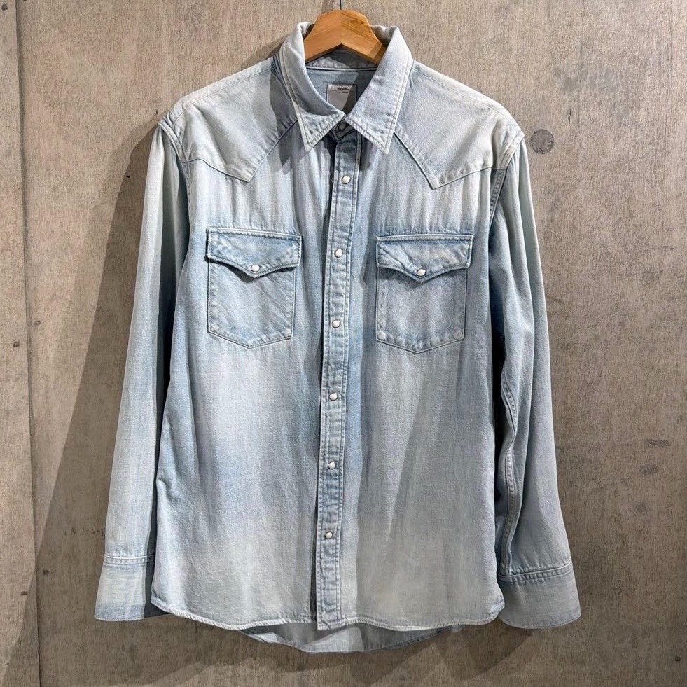 visvim 16SS SOCIAL SCULPTURE SHIRT DMGD
