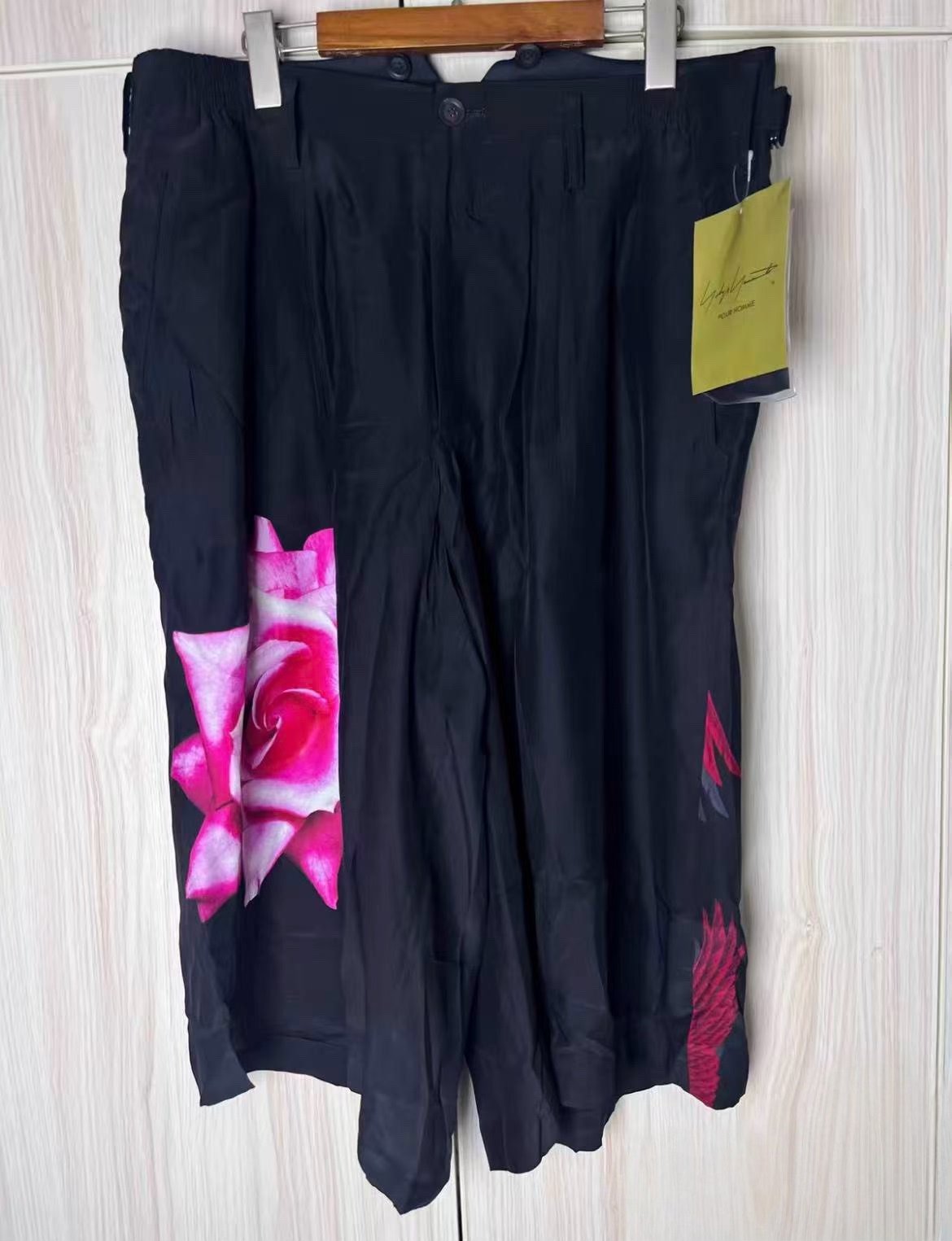 Yohji Yamamoto Silk Skirt-Pant Cropped