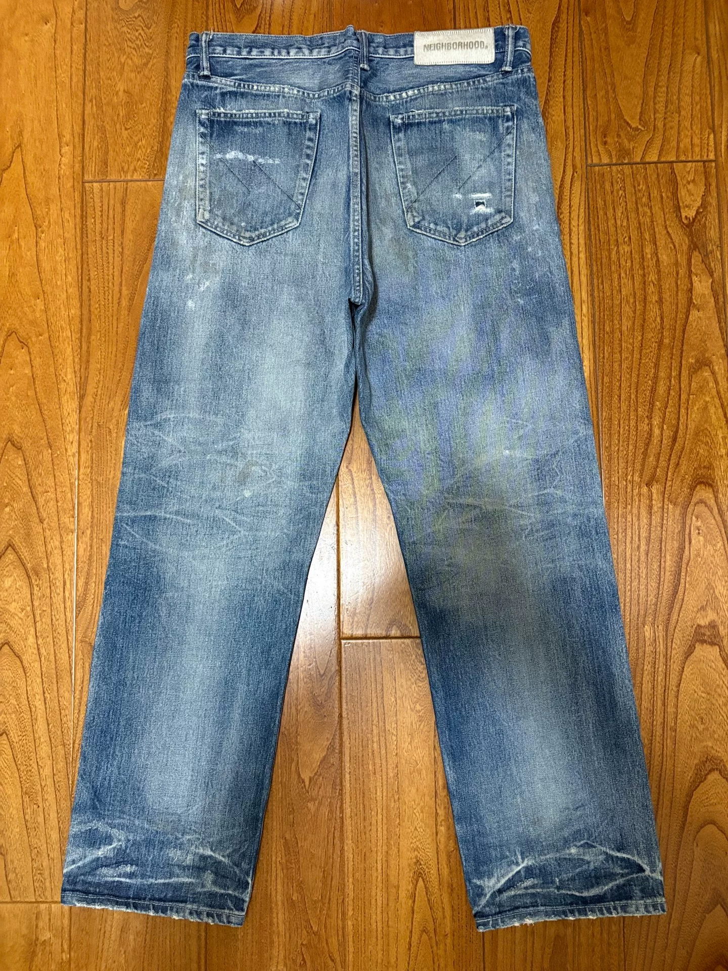 NEIGHBORHOOD 21AW SCRATCH SAVAGE Jeans — front