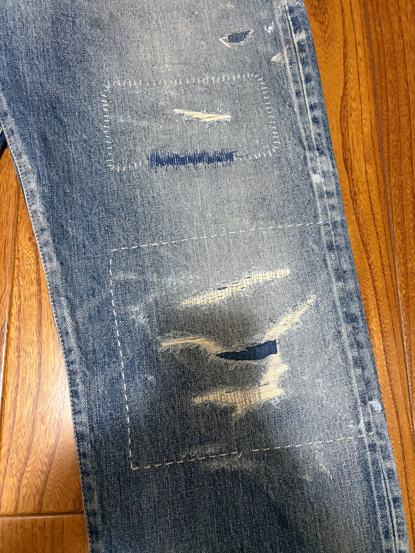 NEIGHBORHOOD 21AW SCRATCH SAVAGE Jeans — back