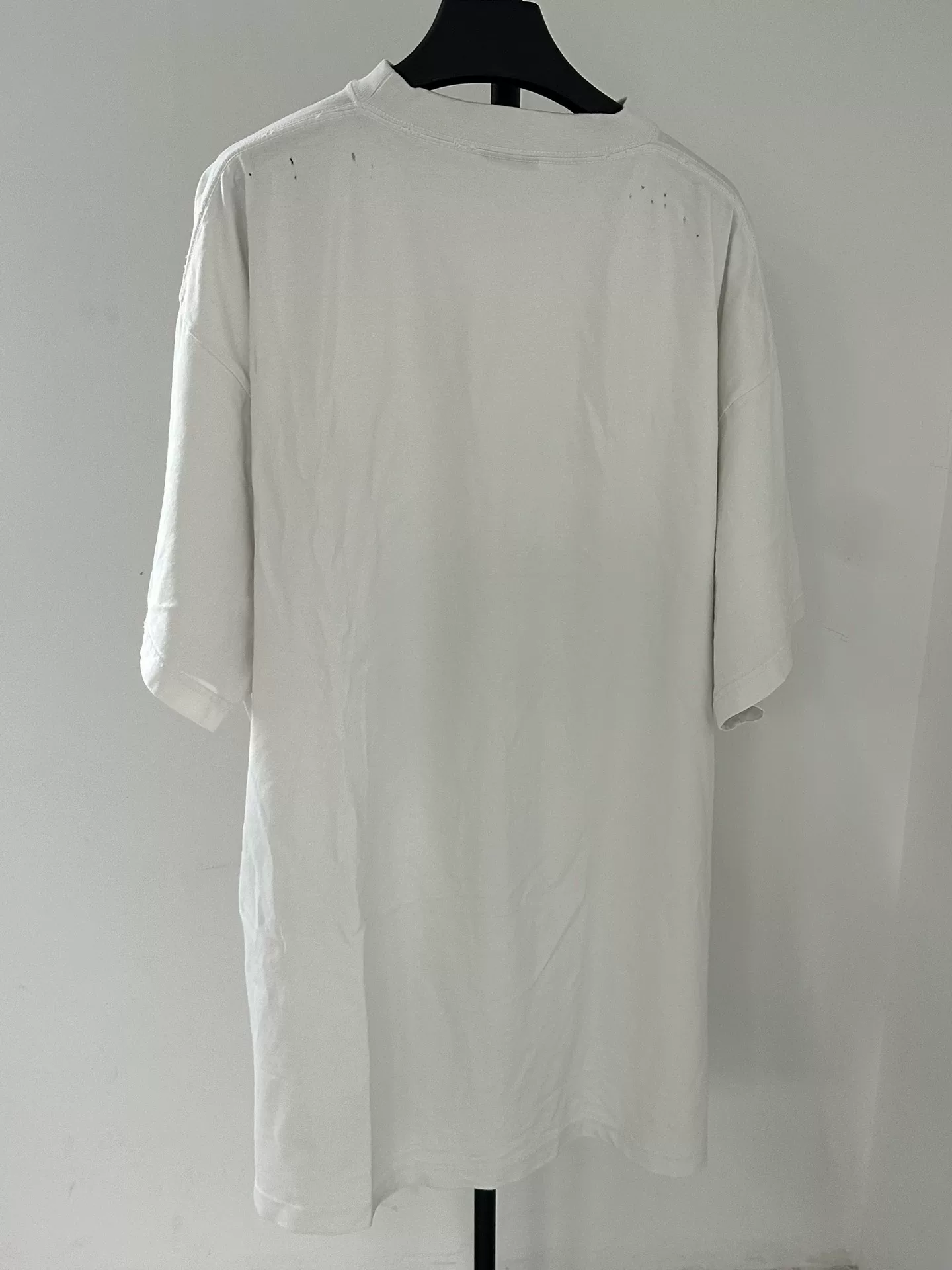 Balenciaga Reversed Letter Oversized T-shirt — front