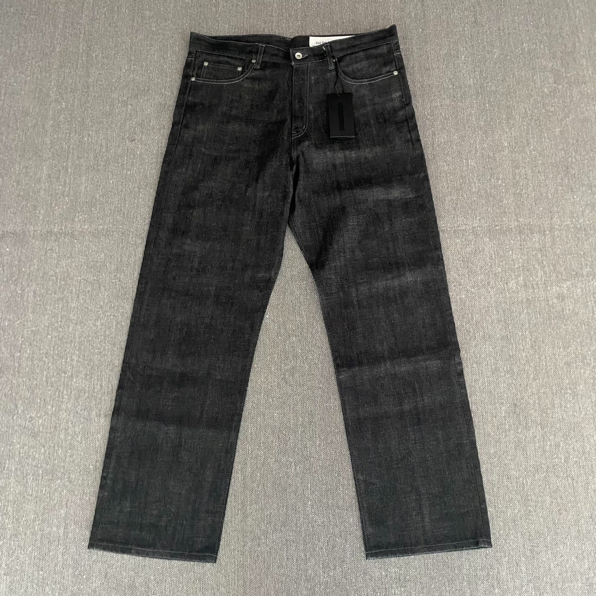 Neighborhood 25AW Basic Black Jeans — front