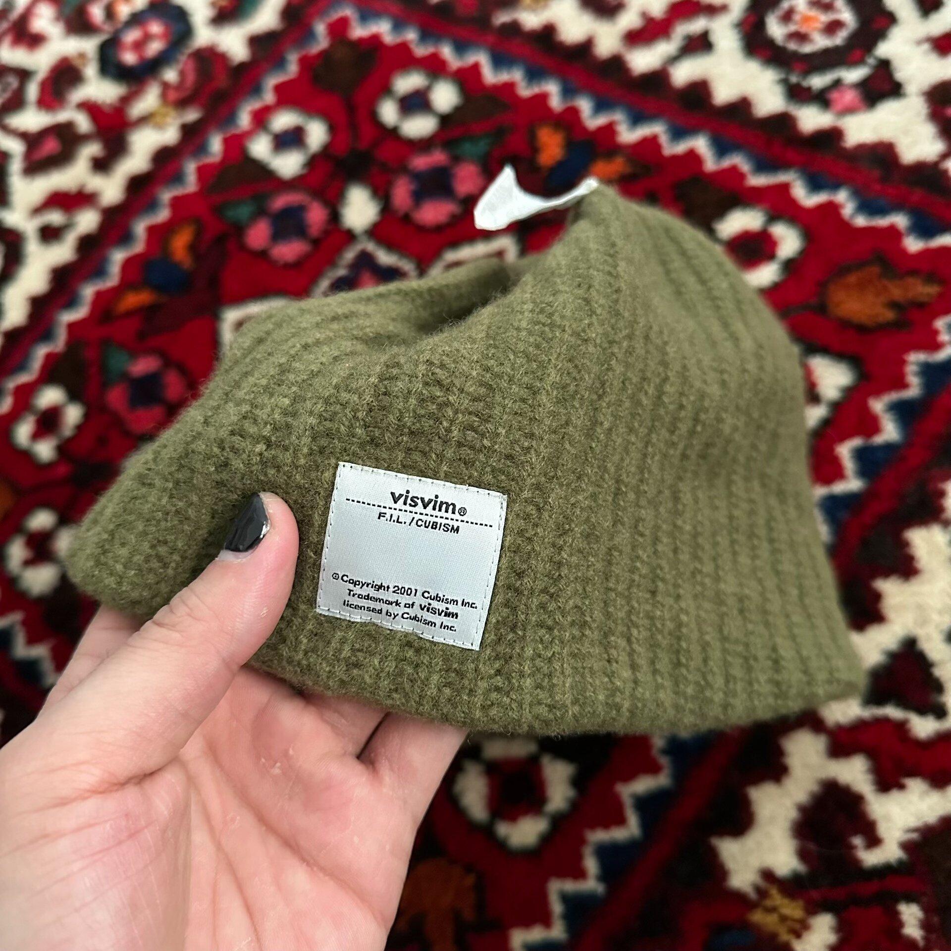 visvim 15AW Knit Beanie — detail