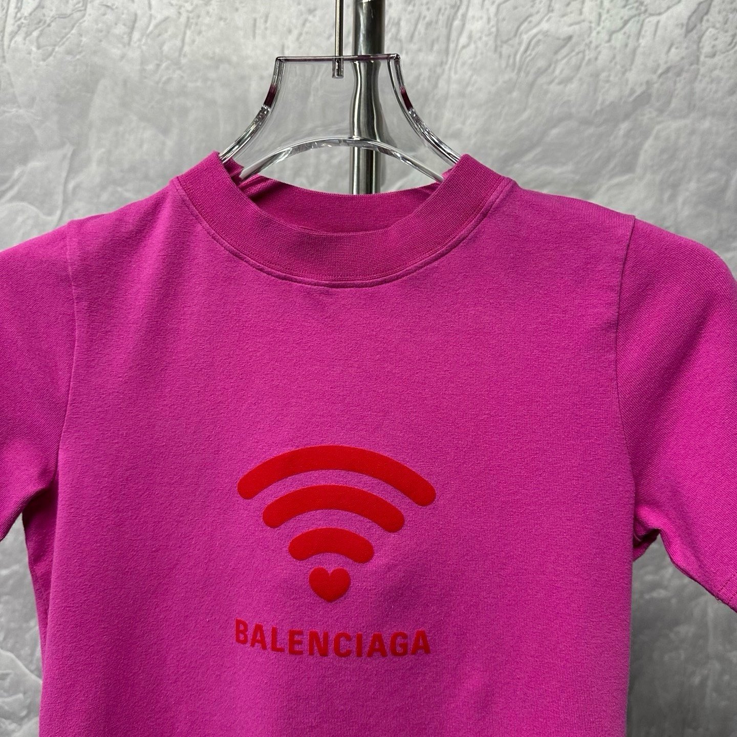 Balenciaga SS24 Logo Print Crewneck T-Shirt — back