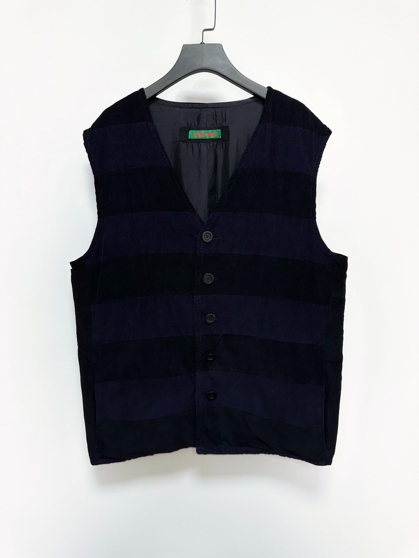 Casey Casey Colorblock Corduroy Vest