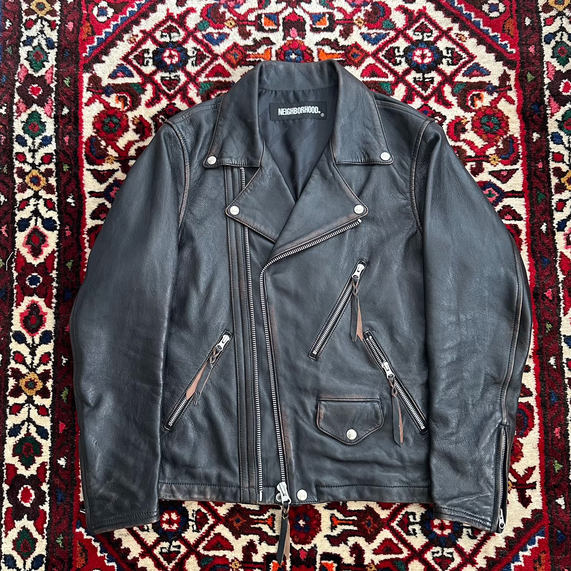Neighborhood 20AW Motorcycle Leather Jacket M
