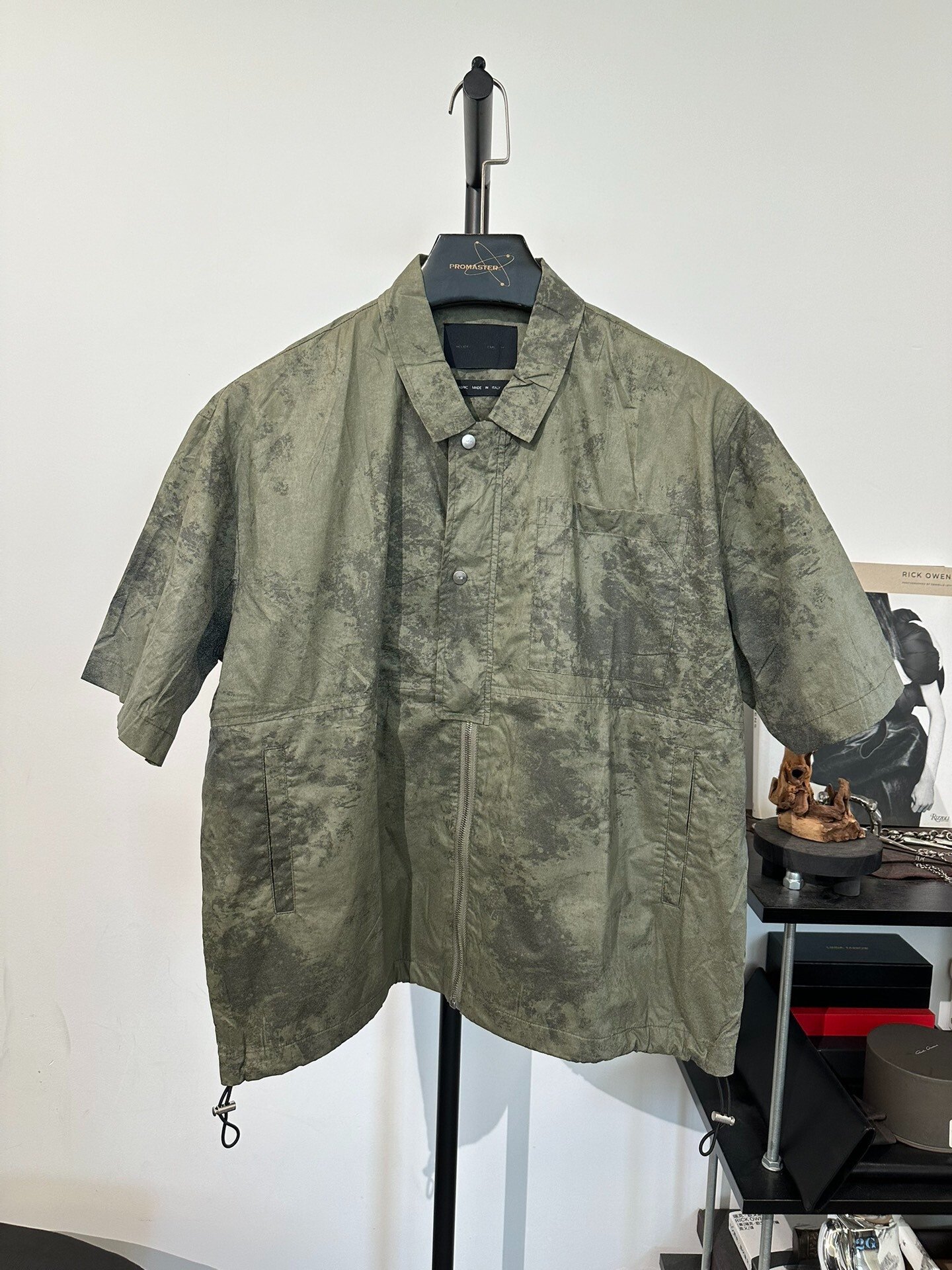 Heliot Emil 3M Reflective Short-Sleeve Jacket — detail