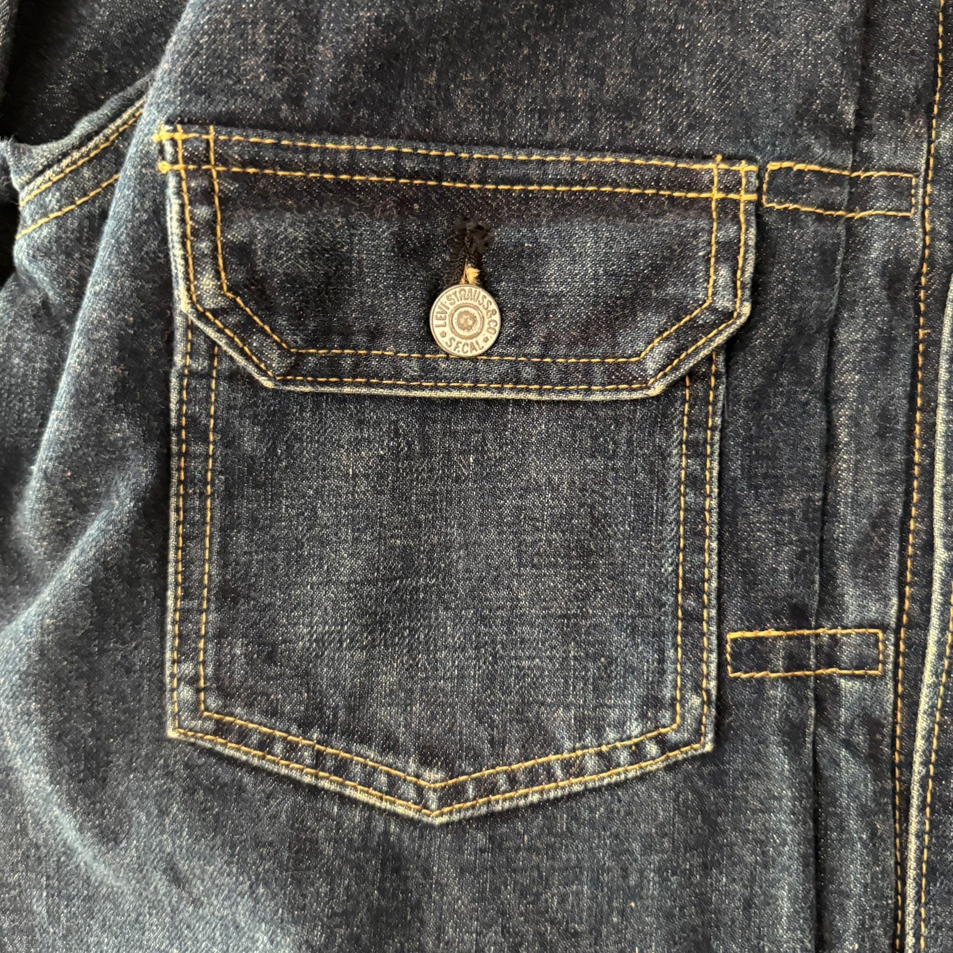 Levi's LVC 507XX J02 Denim Jacket — label