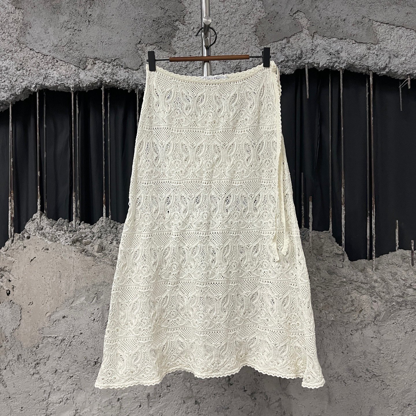 Dior 25SS Butterfly Lace Half-Skirt