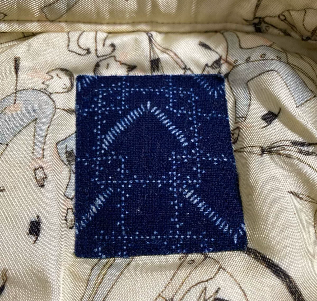 visvim ICT KERCHIEF DOWN JKT — label