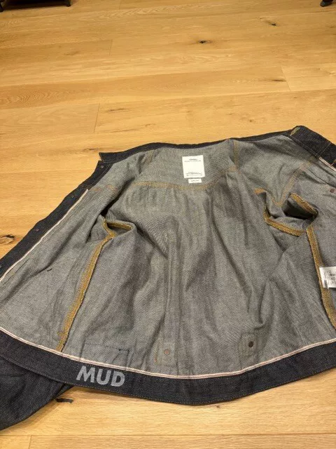 visvim 26SS 102 MUD OD Denim Jacket — back