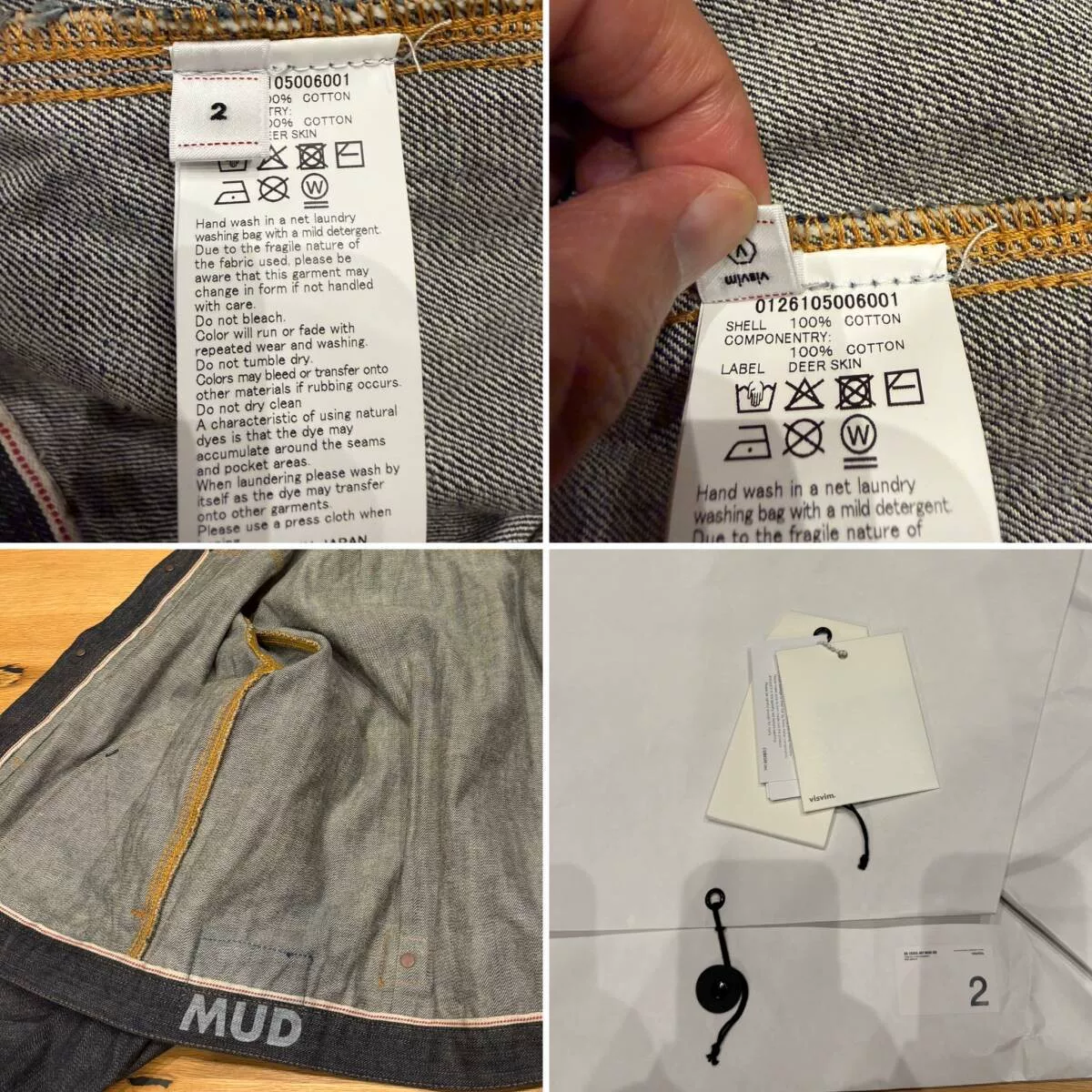 visvim 26SS 102 MUD OD Denim Jacket — front