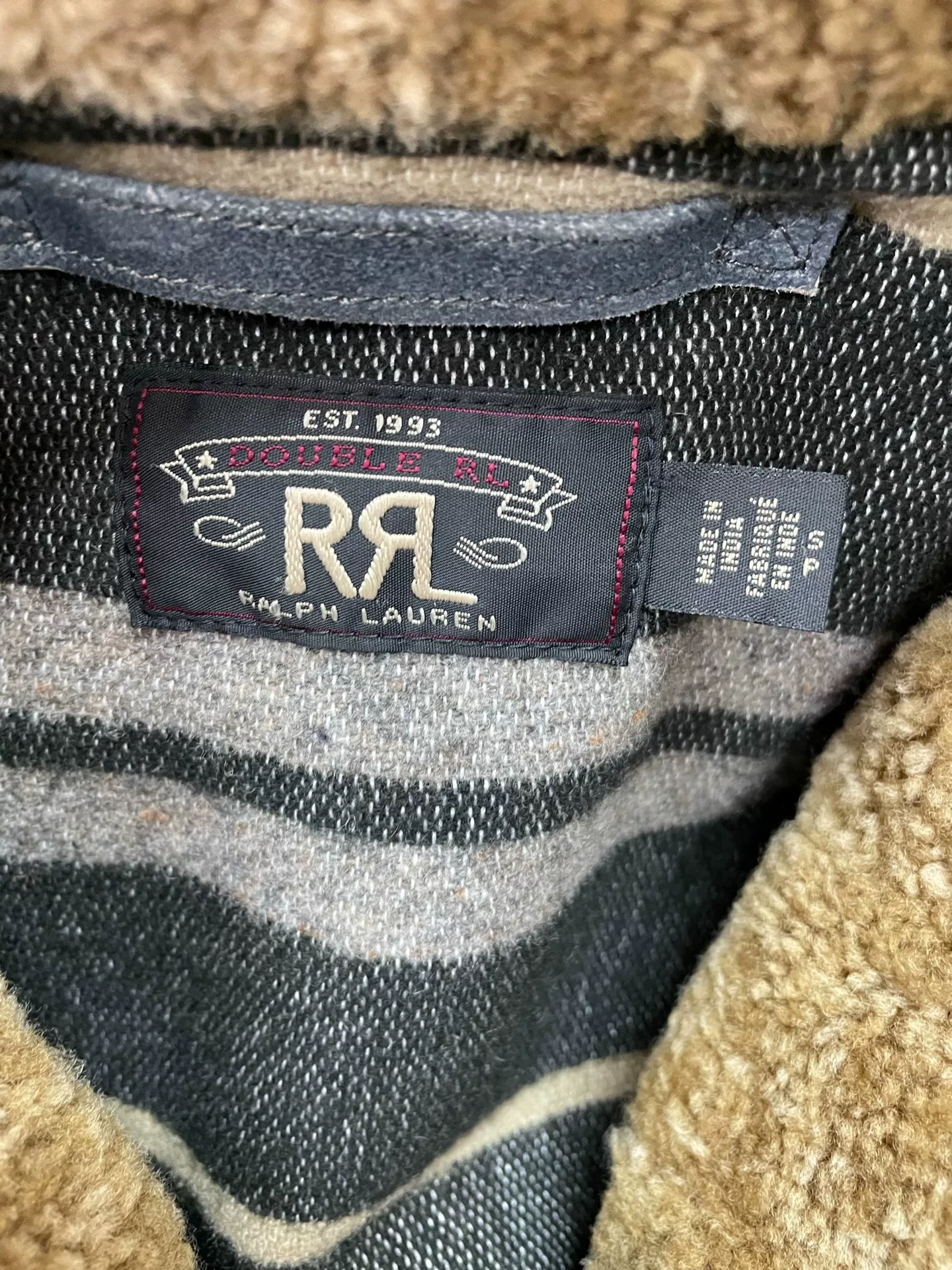 RRL 21AW Farmer Jacket — detail