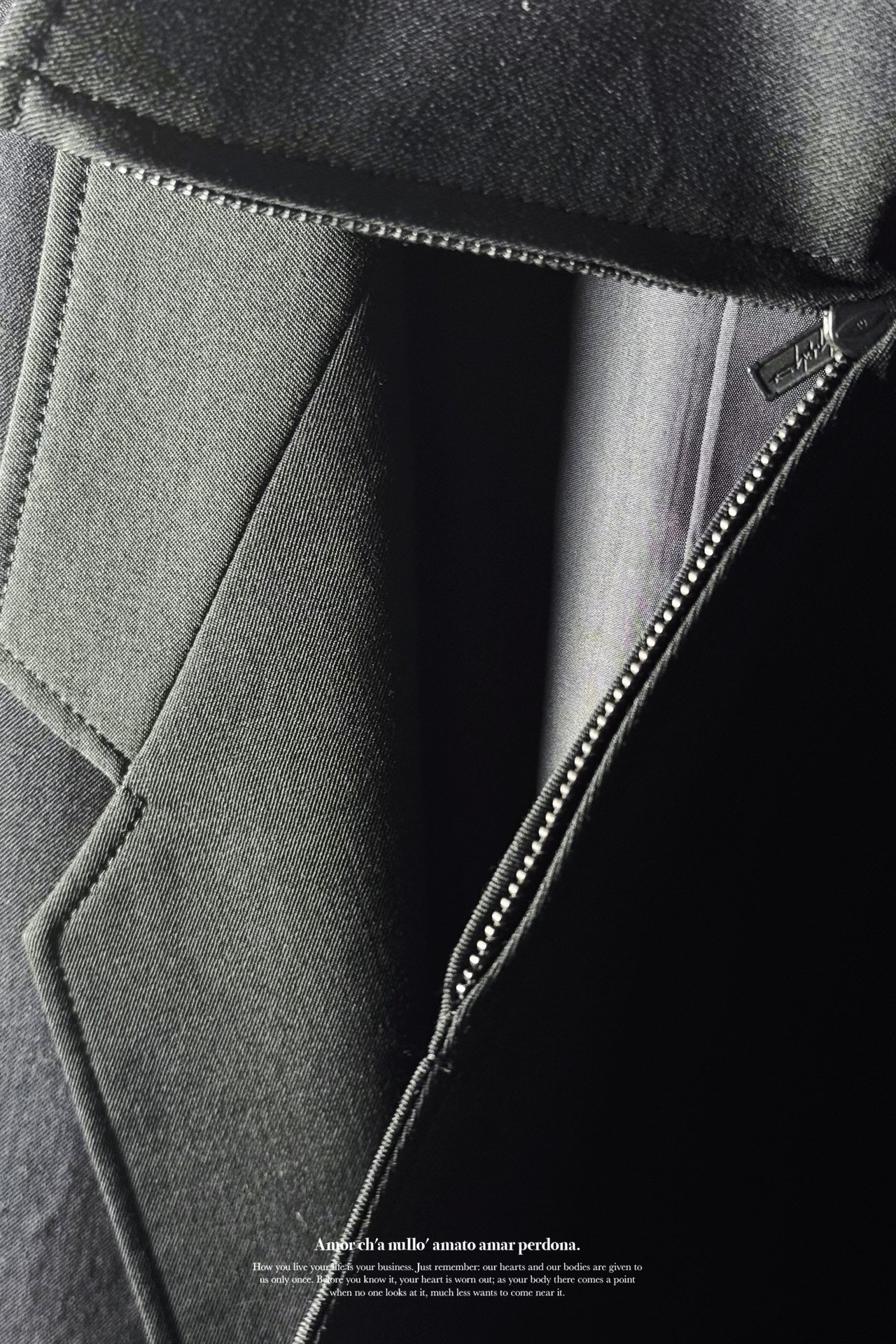 Yohji Yamamoto 18AW BlackScandal Jacket — label