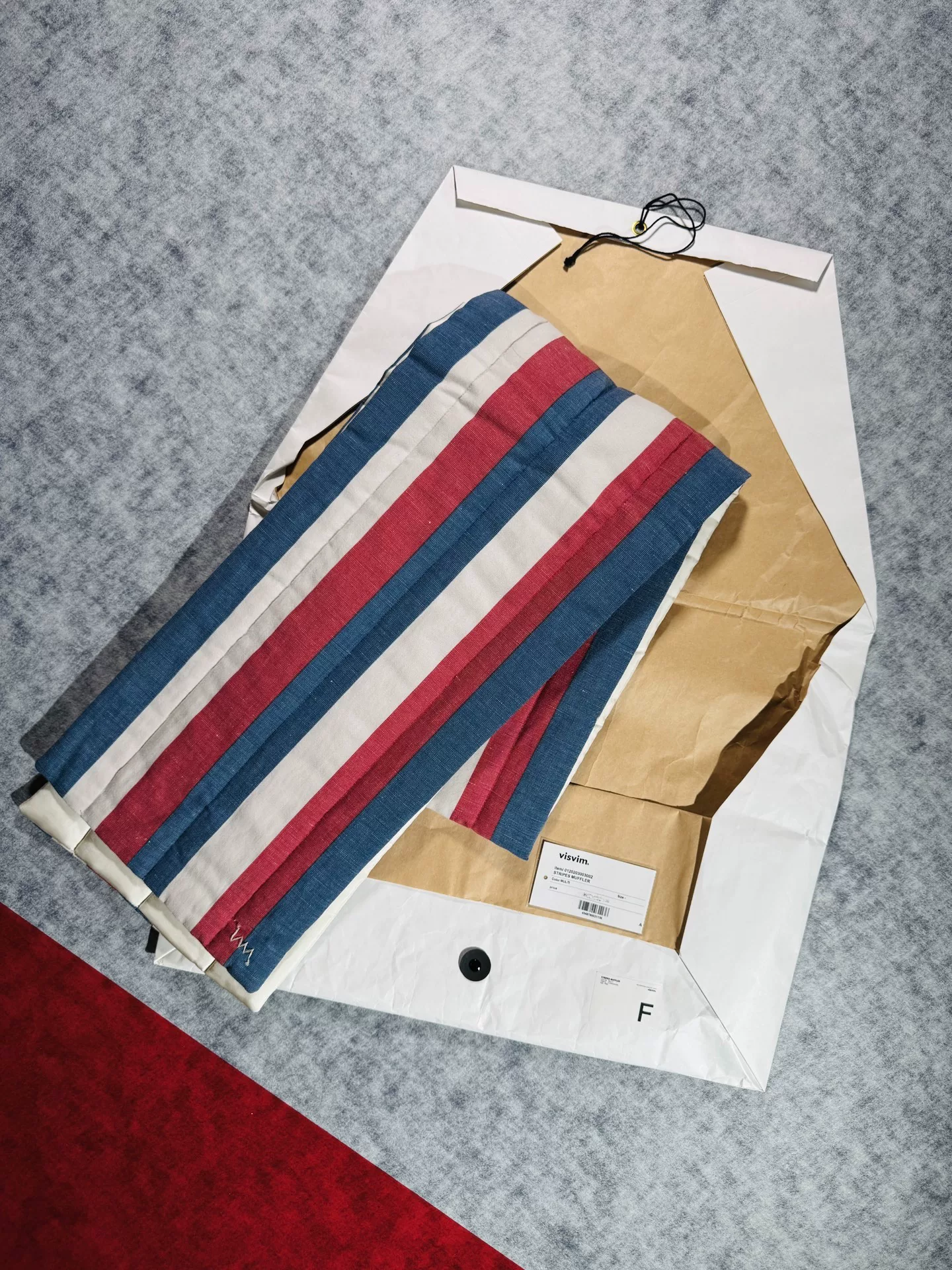 VISVIM Stripes Muffler Scarf