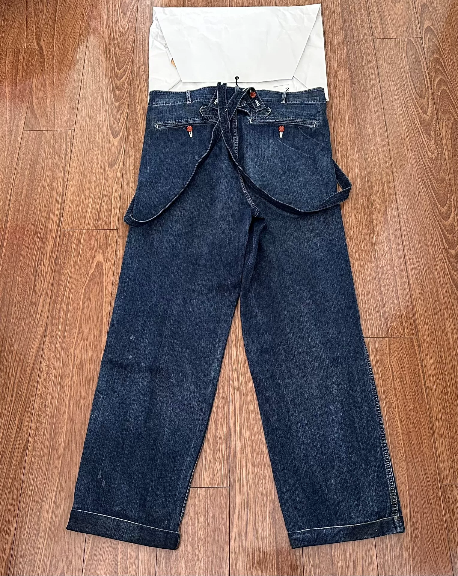 VISVIM SS CAMUS BRACES PANTS — front