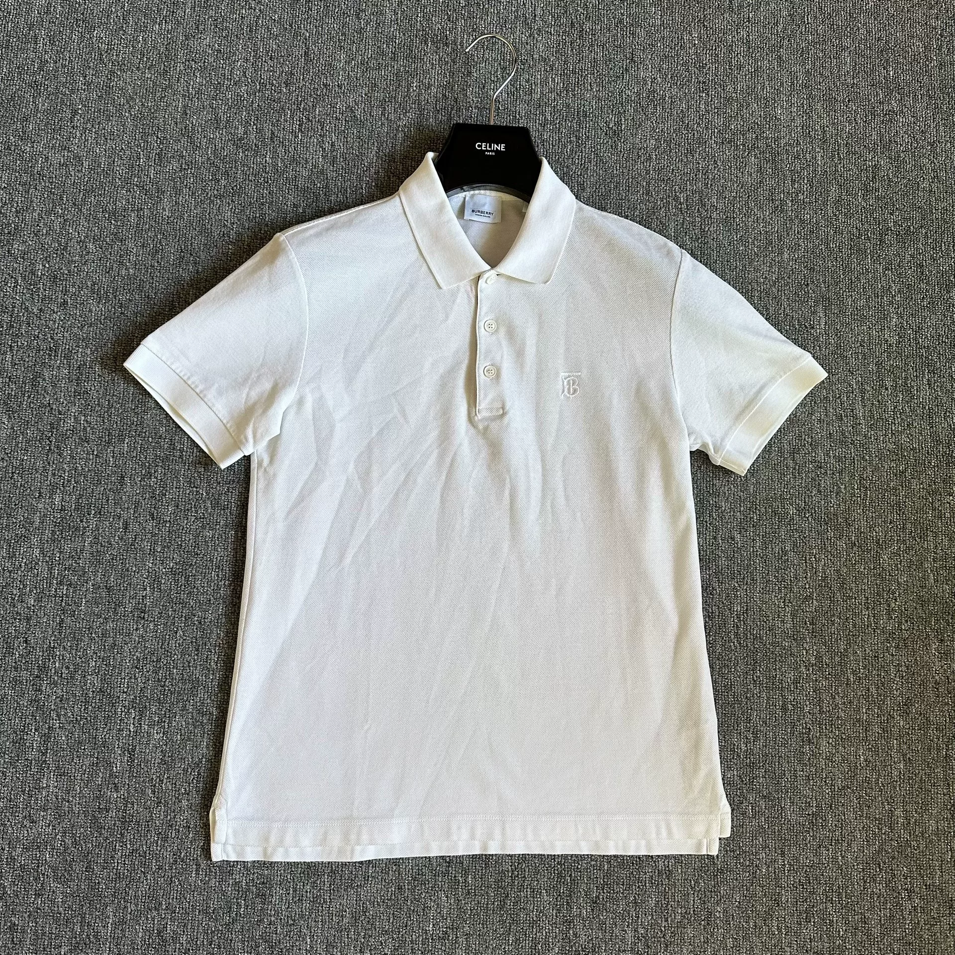 Burberry TB Embroidery Short-Sleeve Polo
