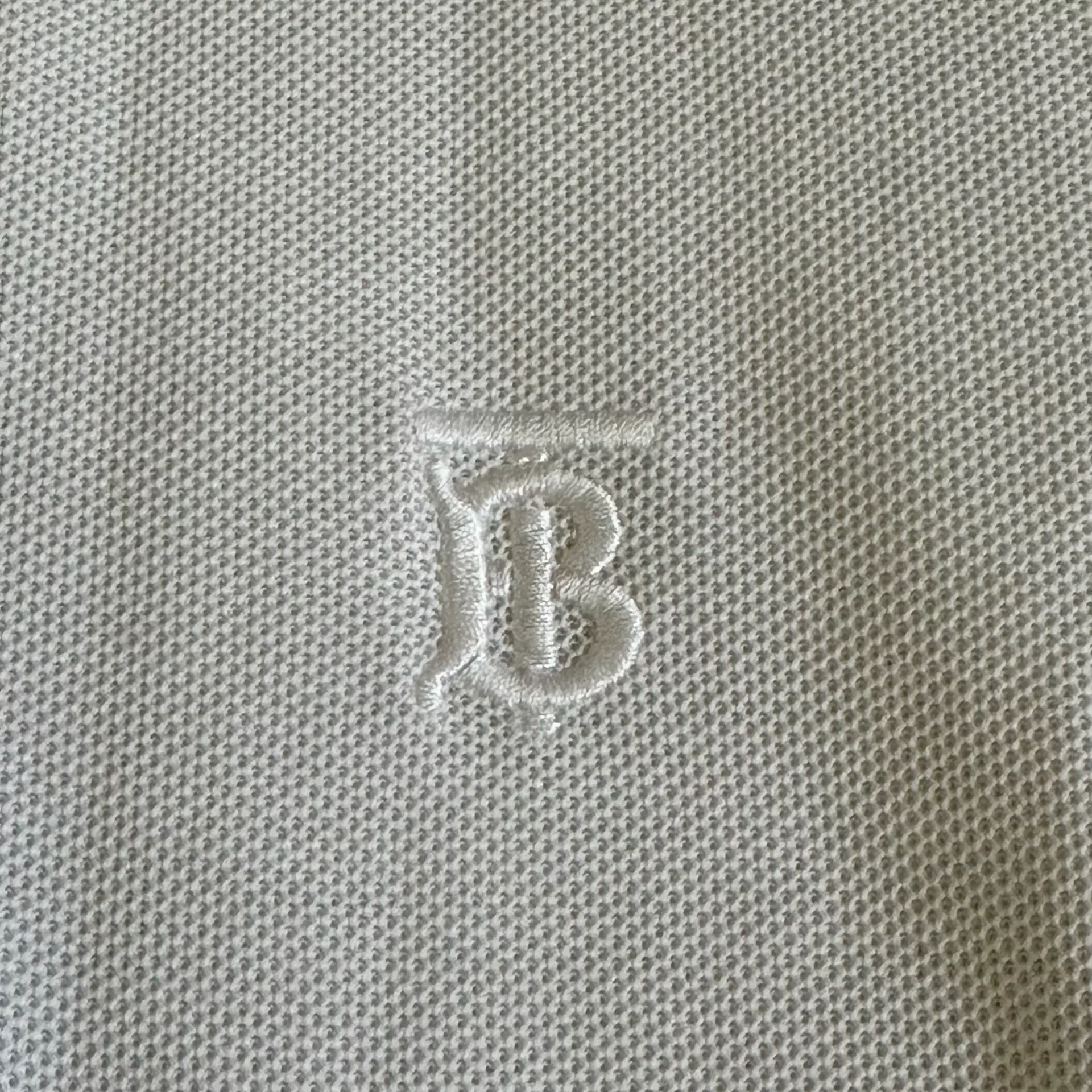 Burberry TB Embroidery Short-Sleeve Polo — front