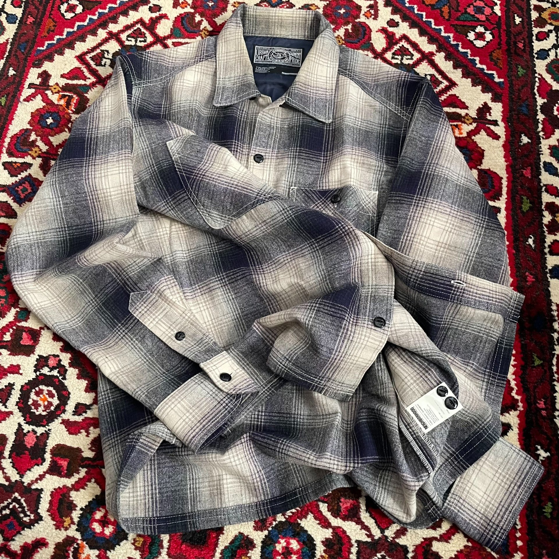 Neighborhood 09AW Wool Shirt L — front