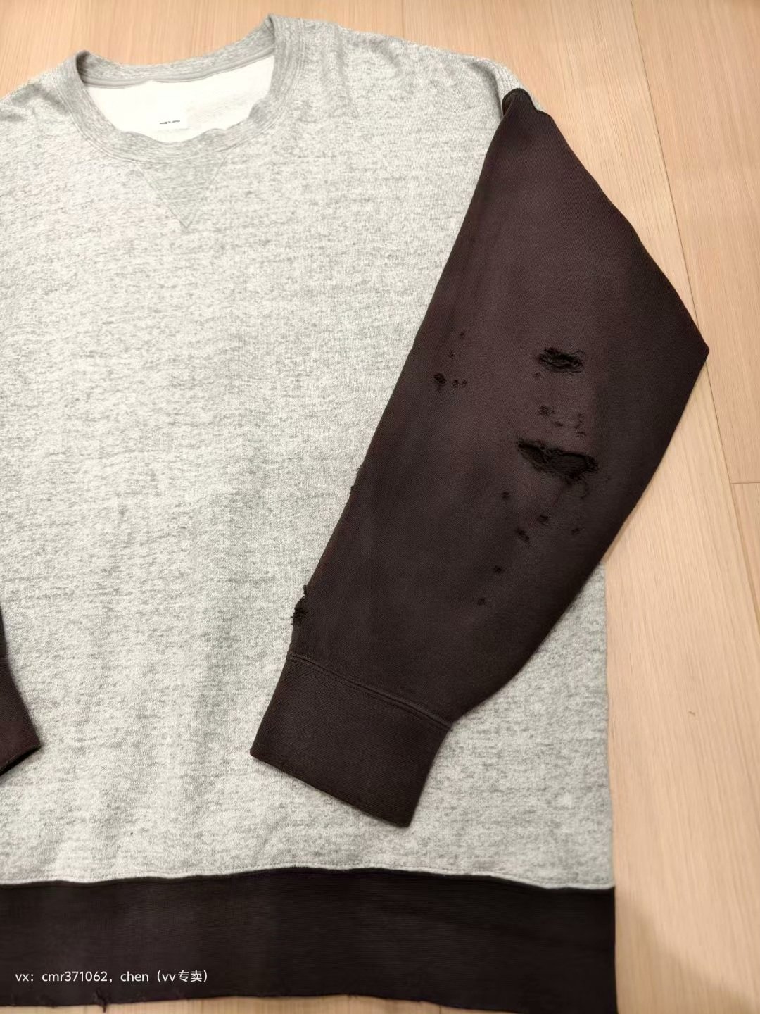 VISVIM 20SS JUMBO SWEAT L/S CRASH — back