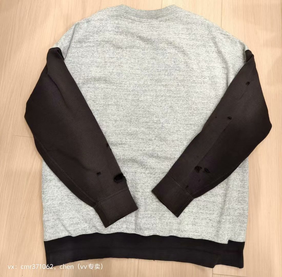 VISVIM 20SS JUMBO SWEAT L/S CRASH — detail