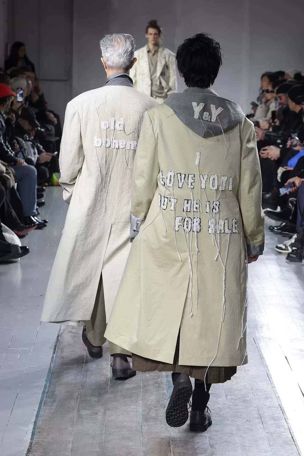 Yohji Yamamoto 24AW Y&Y Logo T-Shirt — label